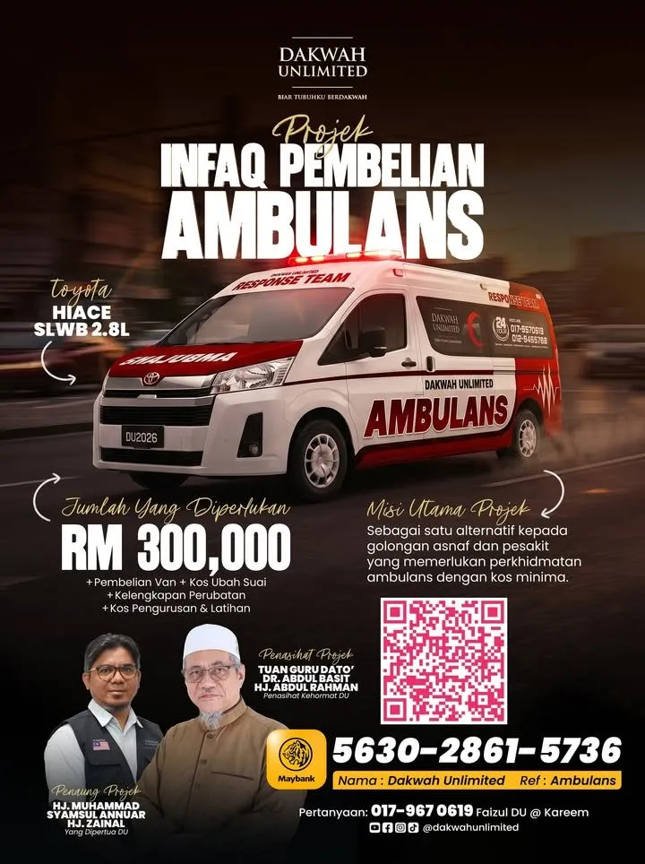Projek Ambulans Dakwah Unlimited — gambar 3
